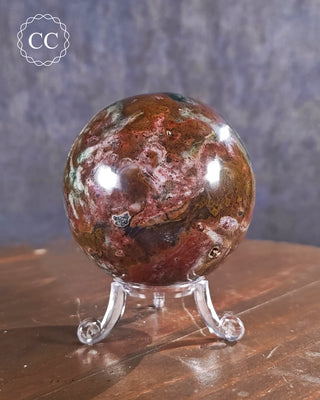 Large Sea Jasper Sphere #3