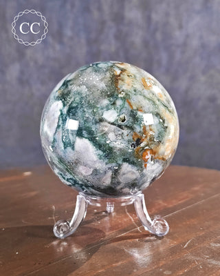 Large Sea Jasper Sphere #4