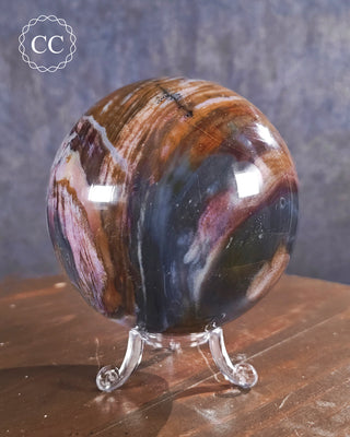 Large Sea Jasper Sphere #1