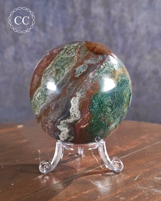 Large Sea Jasper Sphere #5