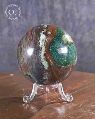Large Sea Jasper Sphere #5