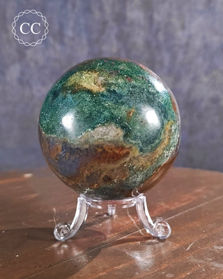 Large Sea Jasper Sphere #5