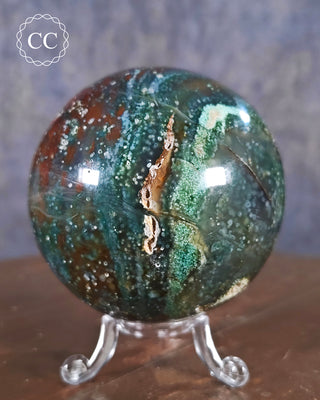 Sea Jasper Sphere #6