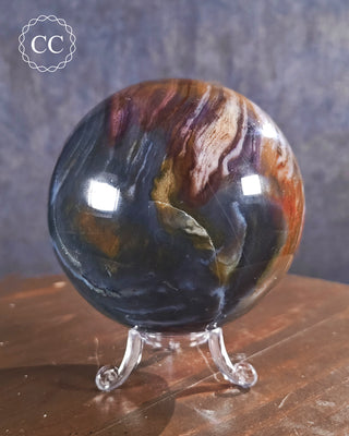 Large Sea Jasper Sphere #1