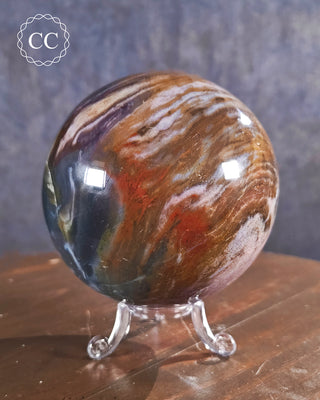 Large Sea Jasper Sphere #1