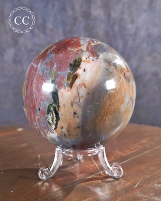 Large Sea Jasper Sphere #2