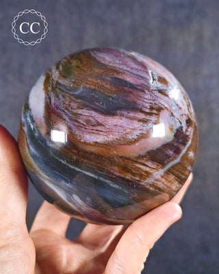 Large Sea Jasper Sphere #1