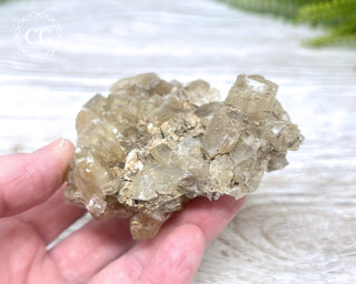 Selenite Cluster - UV Reactive #1