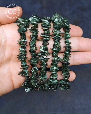 Seraphinite Gemchip Bracelet
