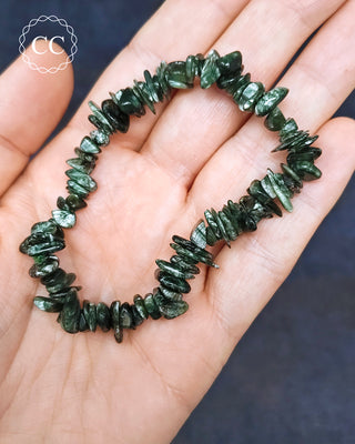 Seraphinite Gemchip Bracelet