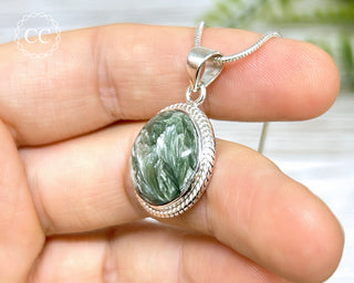 Seraphinite Silver Necklace #2