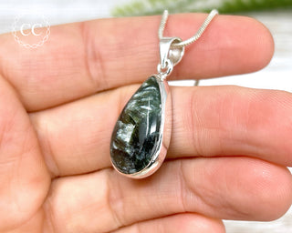 Seraphinite Silver Necklace #2