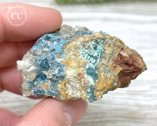 Shattuckite & Calcite Specimen - Namibia #15