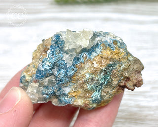 Shattuckite & Calcite Specimen - Namibia #15