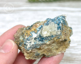 Shattuckite & Calcite Specimen - Namibia #15