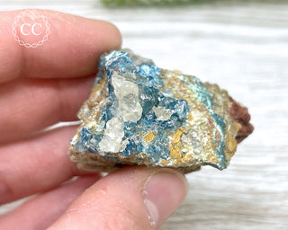 Shattuckite & Calcite Specimen - Namibia #15