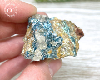 Shattuckite & Calcite Specimen - Namibia #15