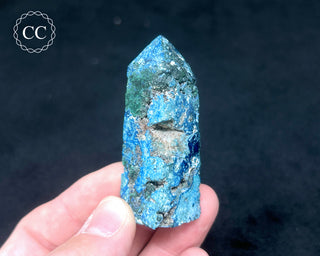 Chrysocolla & Shattuckite Tower #1