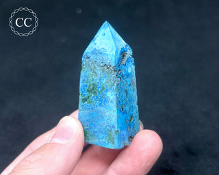 Chrysocolla & Shattuckite Tower #3