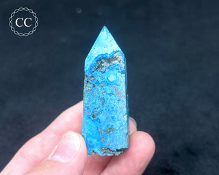 Chrysocolla & Shattuckite Tower #3