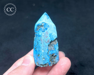 Chrysocolla & Shattuckite Tower #3