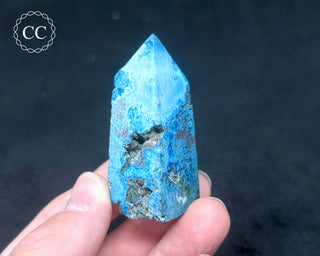 Chrysocolla & Shattuckite Tower #3