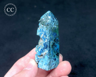 Chrysocolla & Shattuckite Tower #1