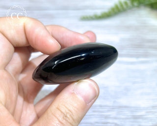 Silver Sheen Obsidian Chunky Palmstone #13