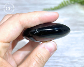 Silver Sheen Obsidian Chunky Palmstone #13