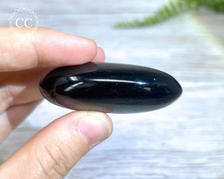 Silver Sheen Obsidian Chunky Palmstone #8