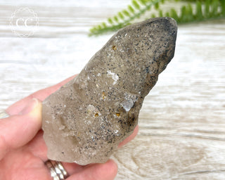 Smoky Elestial Quartz with Hematite  #12