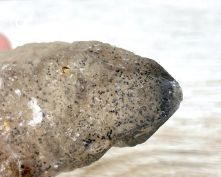 Smoky Elestial Quartz with Hematite  #12