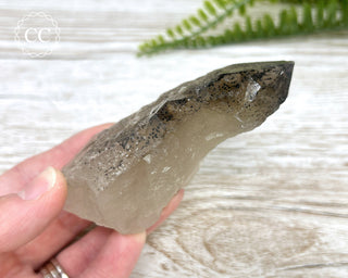 Smoky Elestial Quartz with Hematite  #12