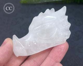 Snow Quartz Dragon Head #8