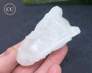 Snow Quartz Dragon Head #8