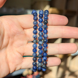 Sodalite 6mm Beaded Bracelet