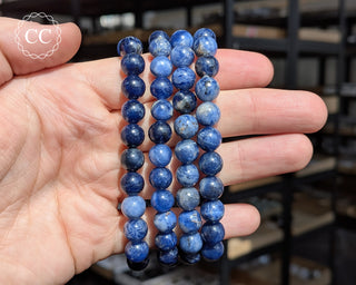 Sodalite 8mm Beaded Bracelets on hand