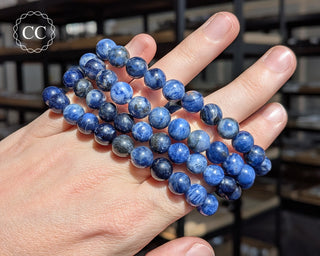 Sodalite 8mm Beaded Bracelet