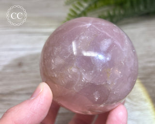 Star Rose Quartz Sphere #10