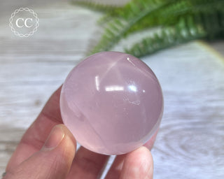 Star Rose Quartz Sphere #2