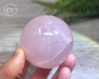 Star Rose Quartz Sphere #3