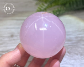 Star Rose Quartz Sphere #3