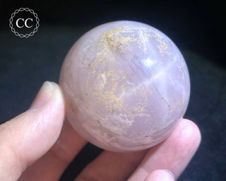Star Rose Quartz Sphere #6