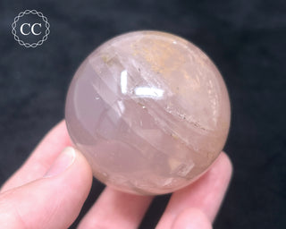 Star Rose Quartz Sphere #6