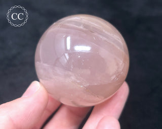 Star Rose Quartz Sphere #6