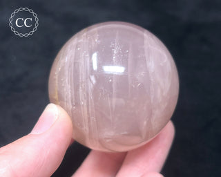 Star Rose Quartz Sphere #6