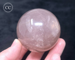Star Rose Quartz Sphere #4