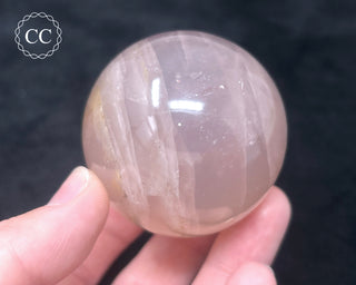 Star Rose Quartz Sphere #6
