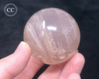 Star Rose Quartz Sphere #6