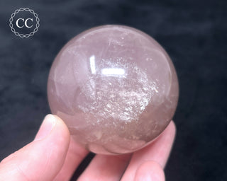 Star Rose Quartz Sphere #4